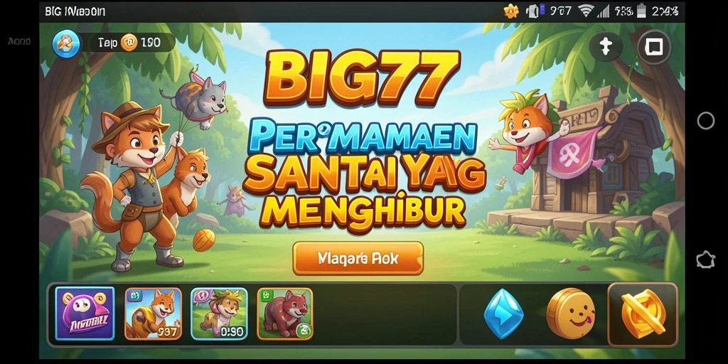 Tangkapan layar gameplay <strong>BIG77</strong> menunjukkan aksi seru dan tantangan menarik.