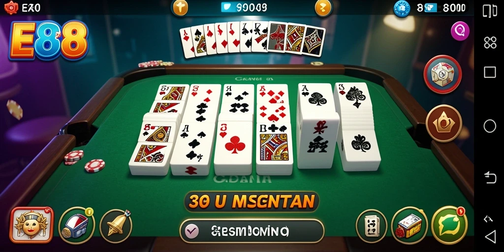 Tampilan gameplay E88 yang seru dan interaktif.