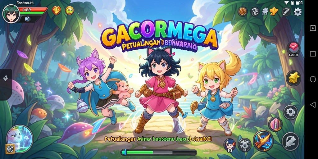 Tampilan gameplay GACORMEGA yang penuh aksi dan seru.