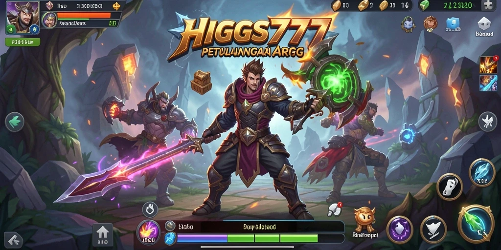 Tampilan grafis yang memukau dalam gameplay HIGGS777.