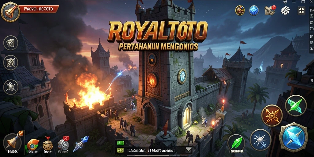 Tampilan gameplay seru dan menegangkan dalam ROYALTOTO.