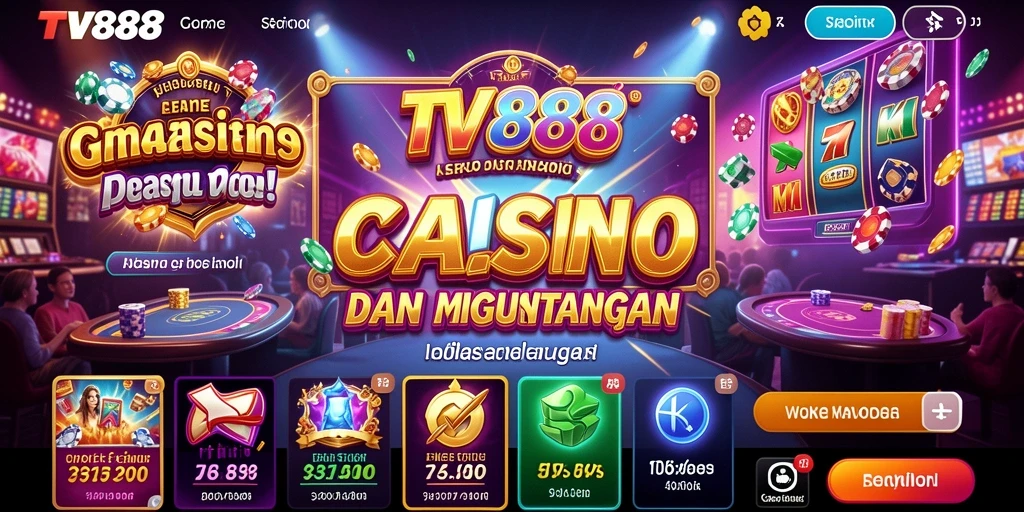 Gameplay menarik dari TV888 yang menyuguhkan pengalaman Kasino yang nyata.