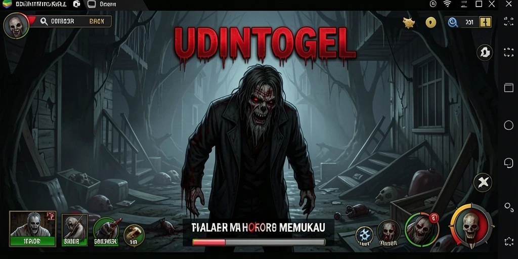 Tampilan gameplay yang menegangkan dari UDINTOGEL.